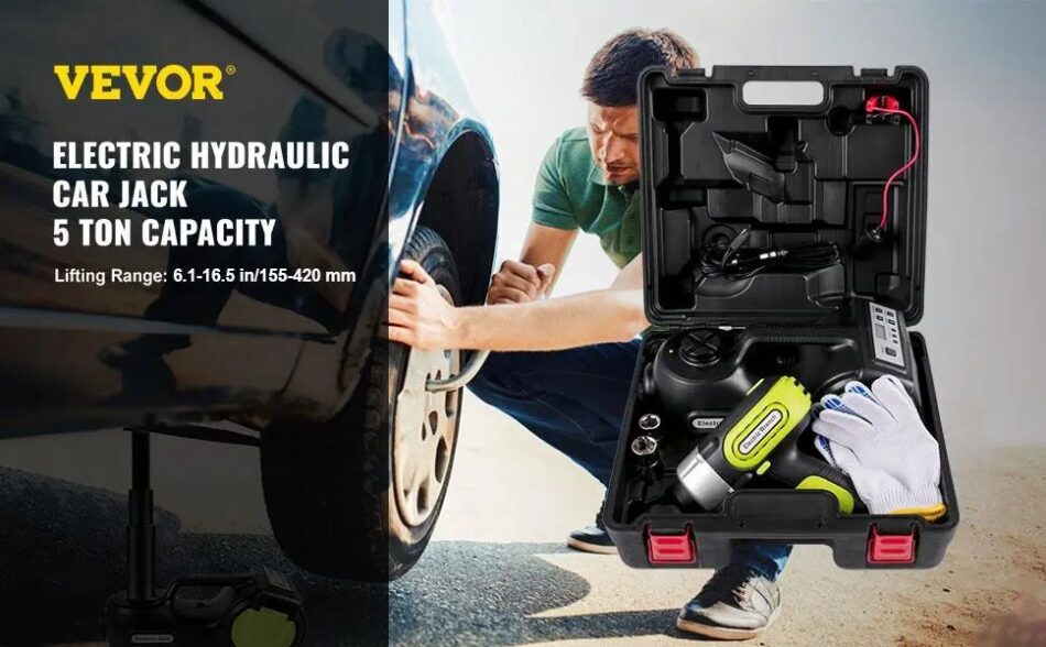 4-In-1 Electric Car Jack Tool Kit